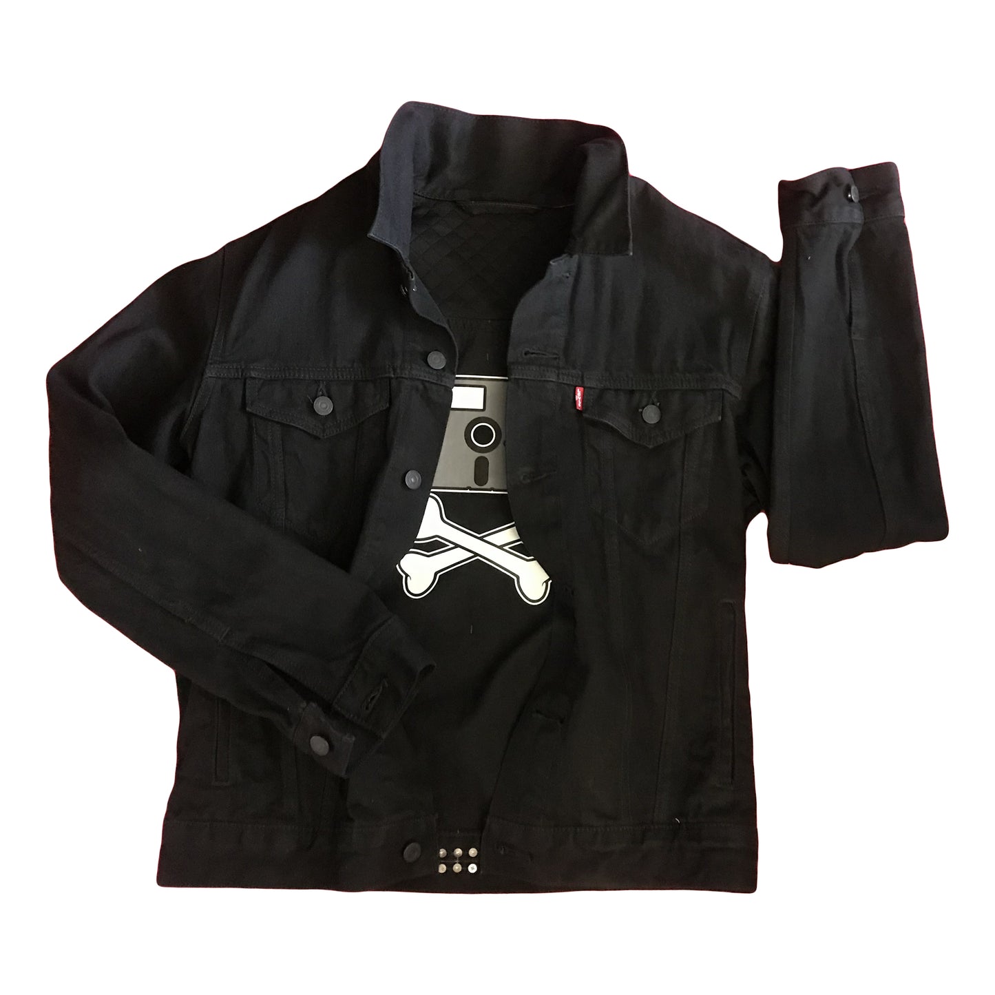 LUXURIOUS LEVI’S / TECHNO SILVER / LAMB LEATHER
