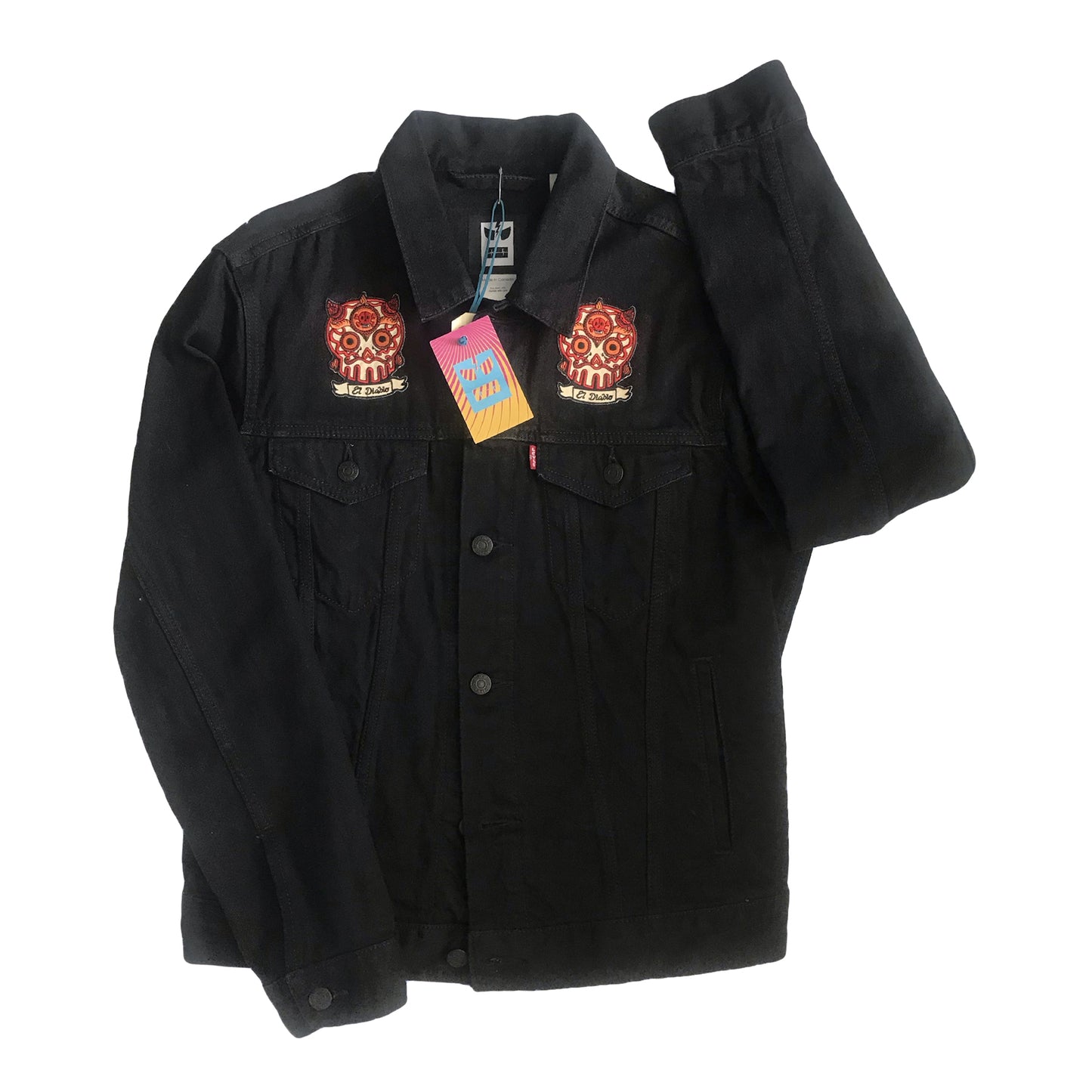THE OG DELUX JACKET / LEATHER KTR PATCH / EL DIABLO FRONT PATCHES.