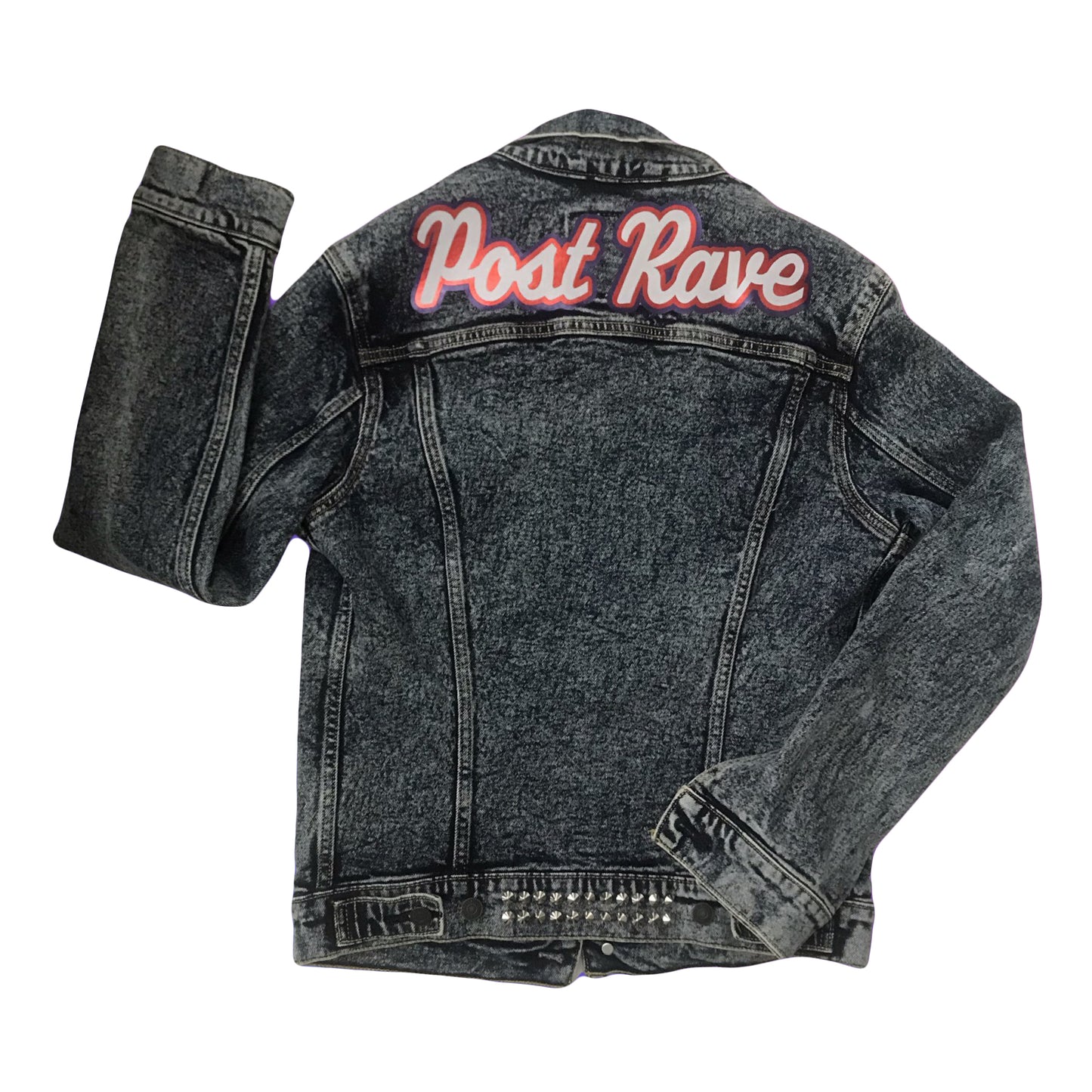 Acid wash POST RAVE Levi’s denim jacket