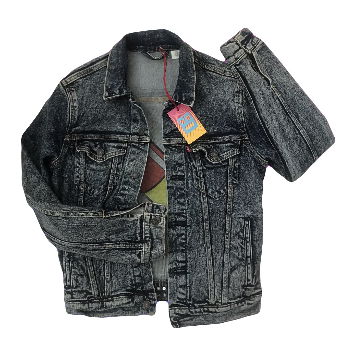 ACID WASH / POST RAVE / LEVI’S DENIM JACKET